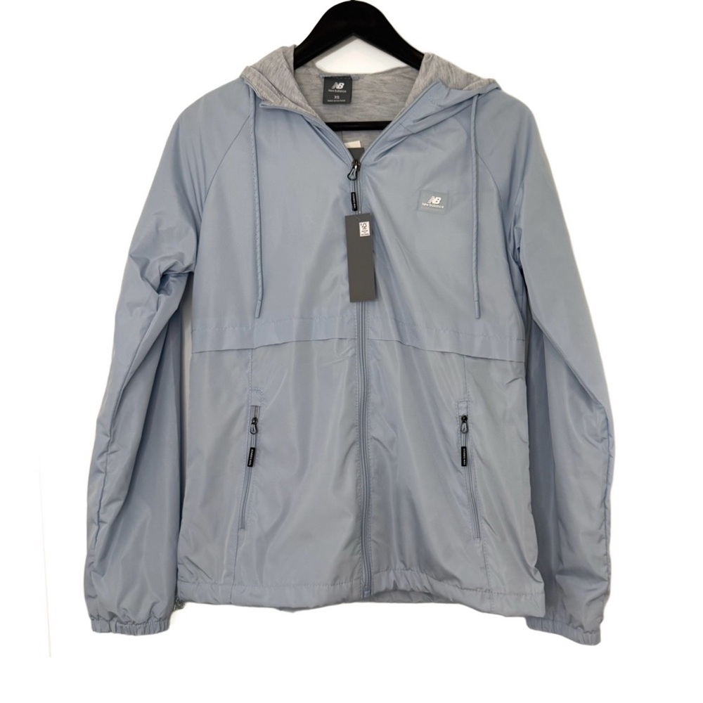 New Balance Light Blue Women’s Windbreaker Jacket NWT